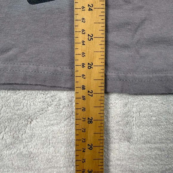 Rusty Wallace Shirt Mens Medium Gray Vtg All Over Print Chase Authentics Racing - Picture 10 of 12